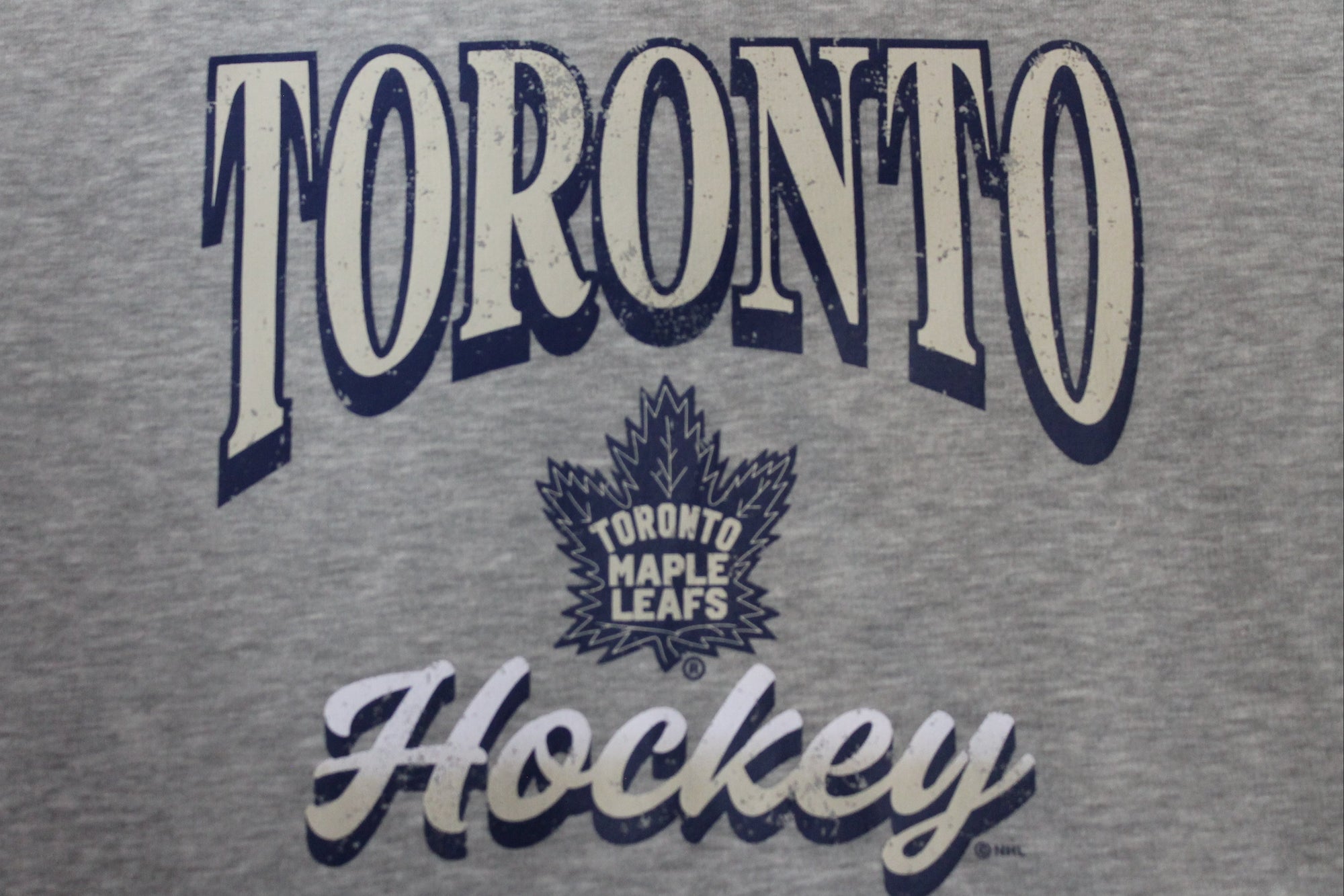NHL Toronto Maple Leafs Men's Fanatics Heather Grey Crewneck Sweatshirt