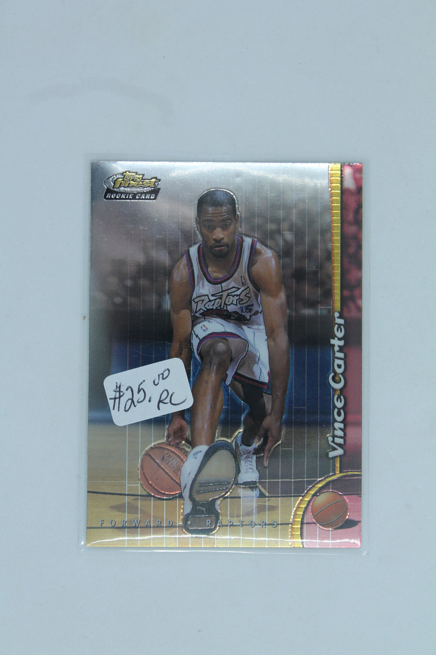 Vince Carter 1998-99 Topps Finest Rookie Card