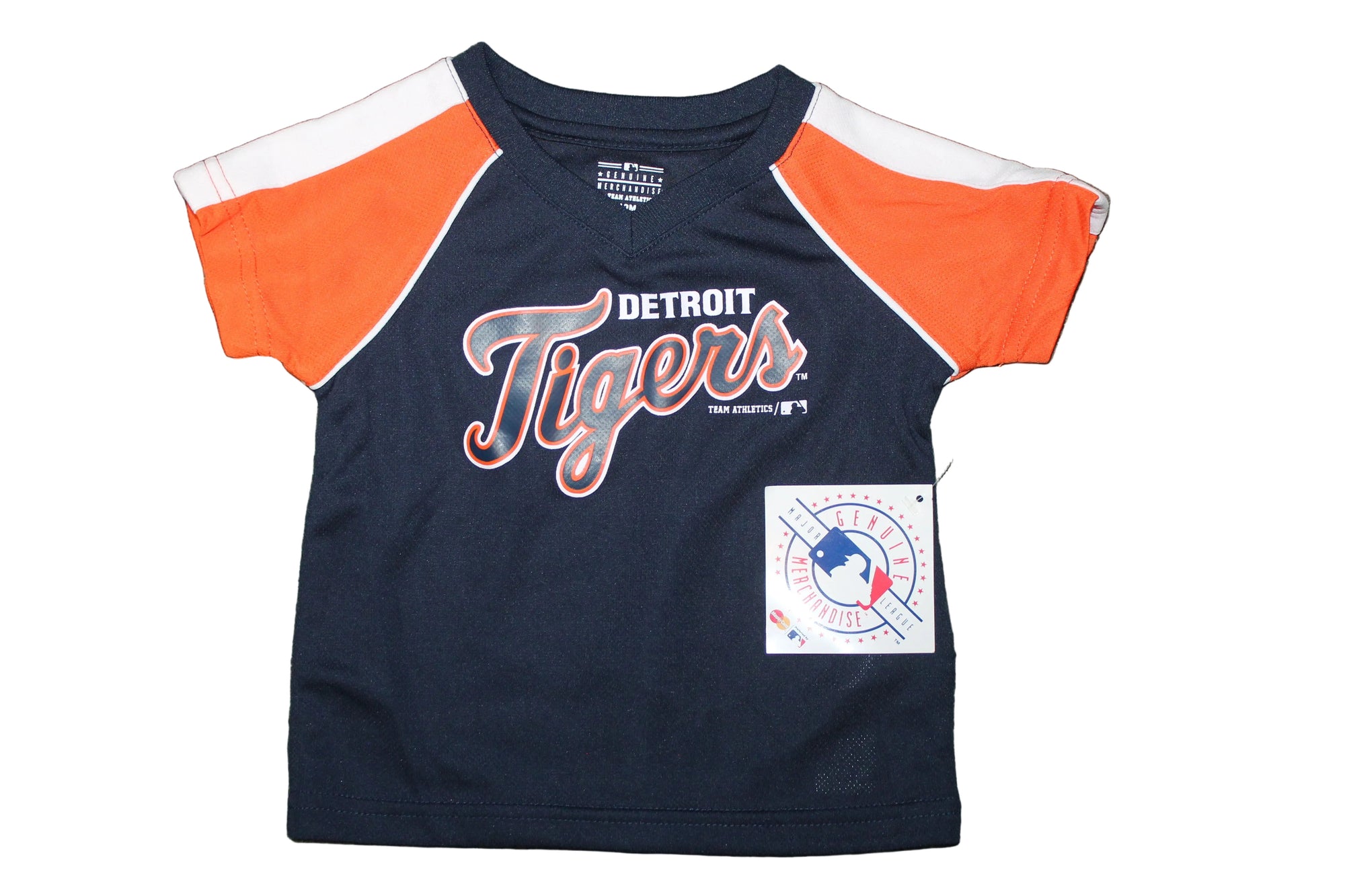 MLB Detroit Tigers Infant Majestic V-Neck Jersey
