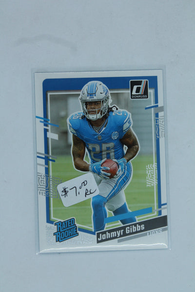 Jahmyr Gibbs 2023 Panini Donruss Rated Rookie - Rookie Card
