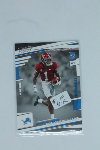 Jameson Williams 2022 Panini Prestige Rookies - Rookie Card