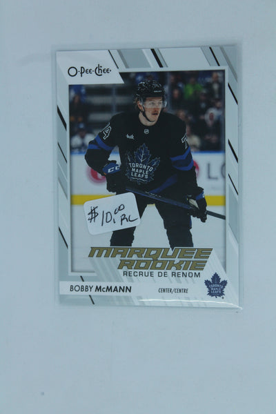 Bobby McMann 2023-24 O-Pee-Chee Marquee Rookie Rookie Card