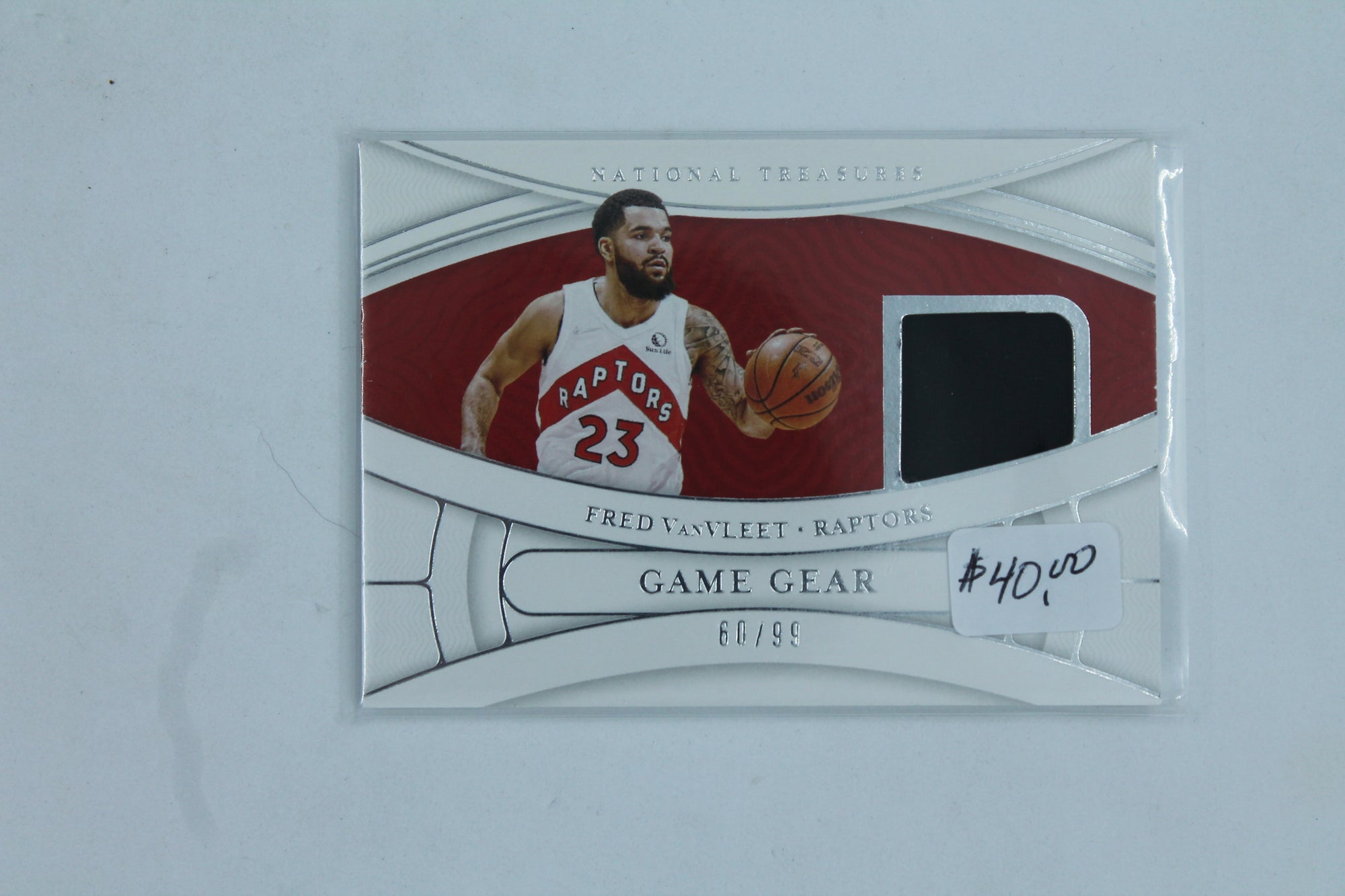 Fred VanVleet 2021-22 Panini National Treasures - Game Gear #GGFVV #60/99