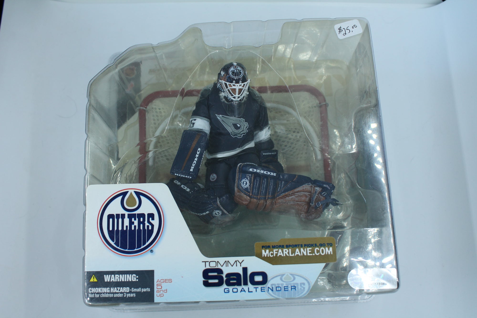 Tommy Salo McFarlane Series 4 Variant Action Figure - Edmonton Oilers 2002