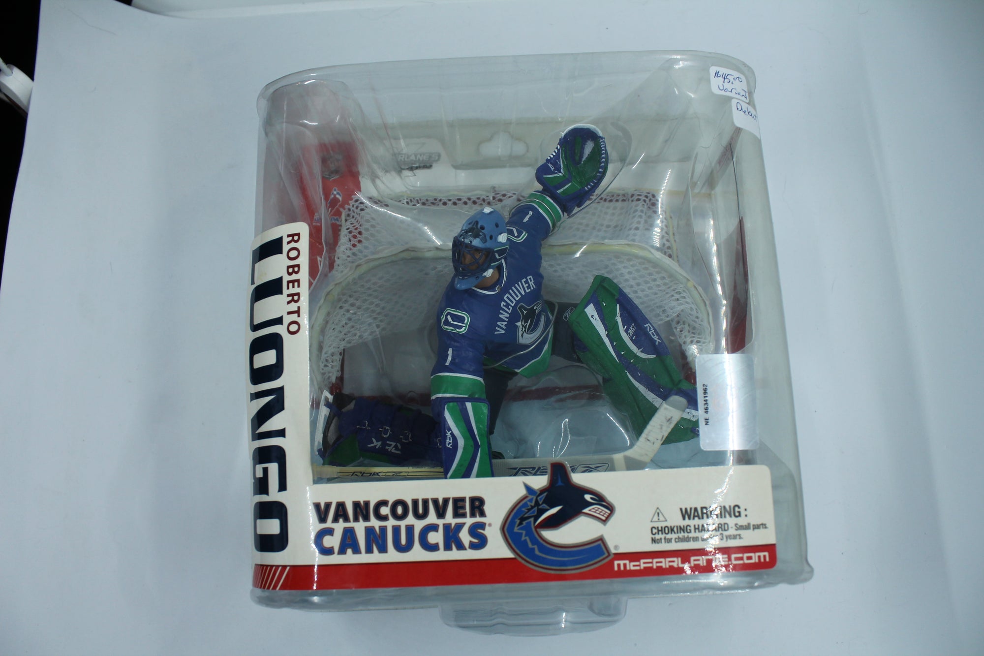 Roberto Luongo Mcfarlane Series 15 Variant - Vancouver Canucks (Debut)
