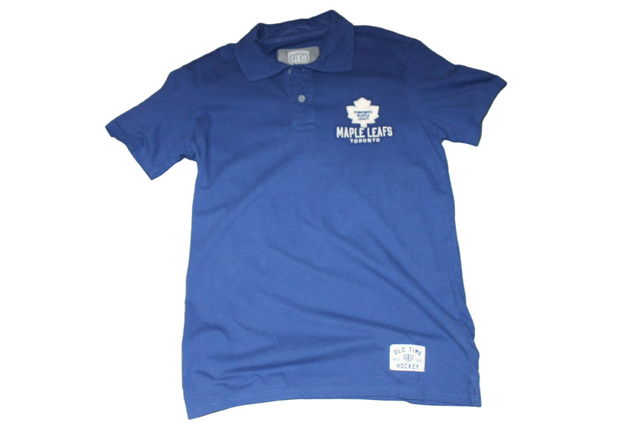 NHL Toronto Maple Leafs Men's Old Time Hockey Golf Shirt