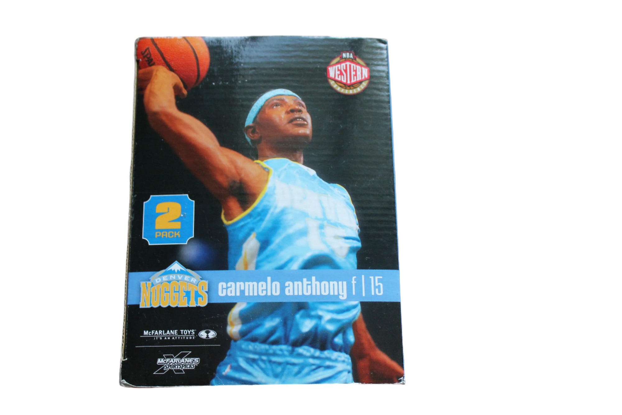 Carmelo Anthony & LeBron James Rookie 2 Pack Mcfarlane Action Figures - 2004