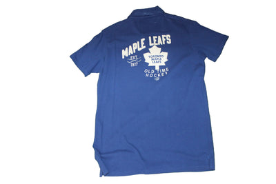 NHL Toronto Maple Leafs Men's Old Time Hockey Golf Shirt