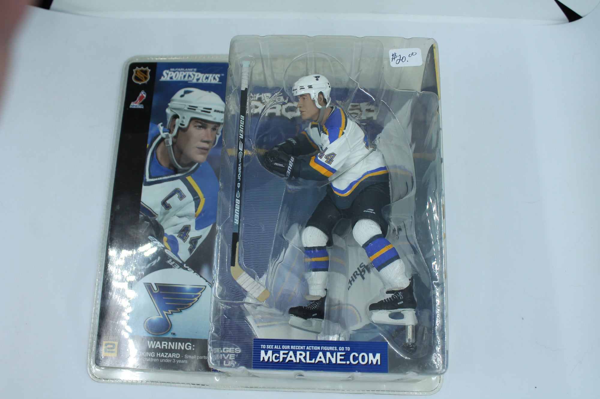 Chris Pronger - St. Louis Blues 2001 McFarlane Toys NHL Sport Picks Series 2 Action Figure - Sale