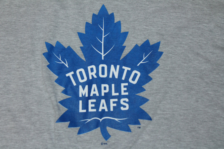 NHL Toronto Maple Leafs Men's Fanatics Grey Logo Tee - XXXLarge