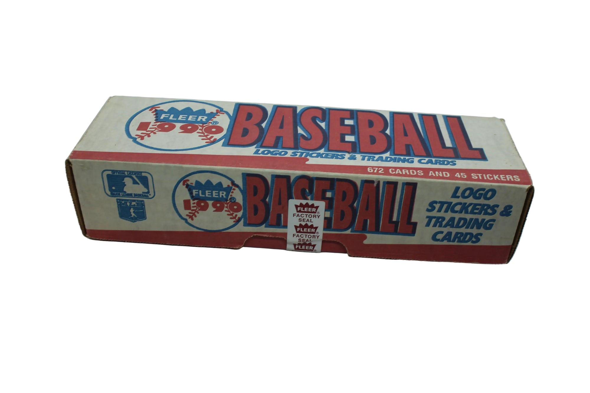 1990 Fleer Baseball Factory Sealed Complete Set of 672 Cards w/ 45 Logo Stickers