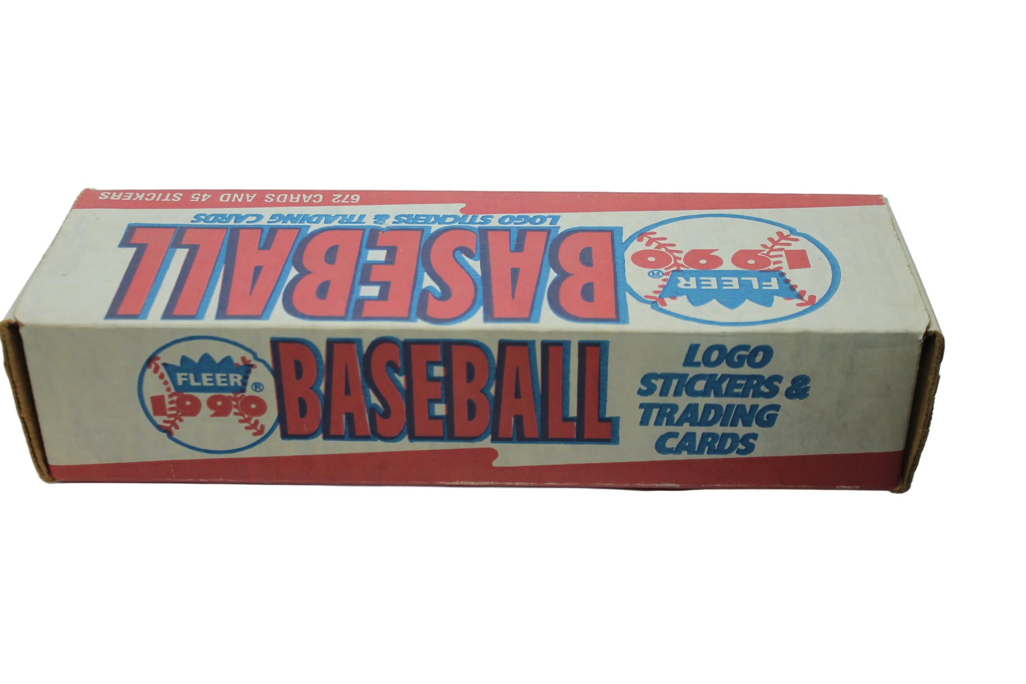 1990 Fleer Baseball Factory Sealed Complete Set of 672 Cards w/ 45 Logo Stickers