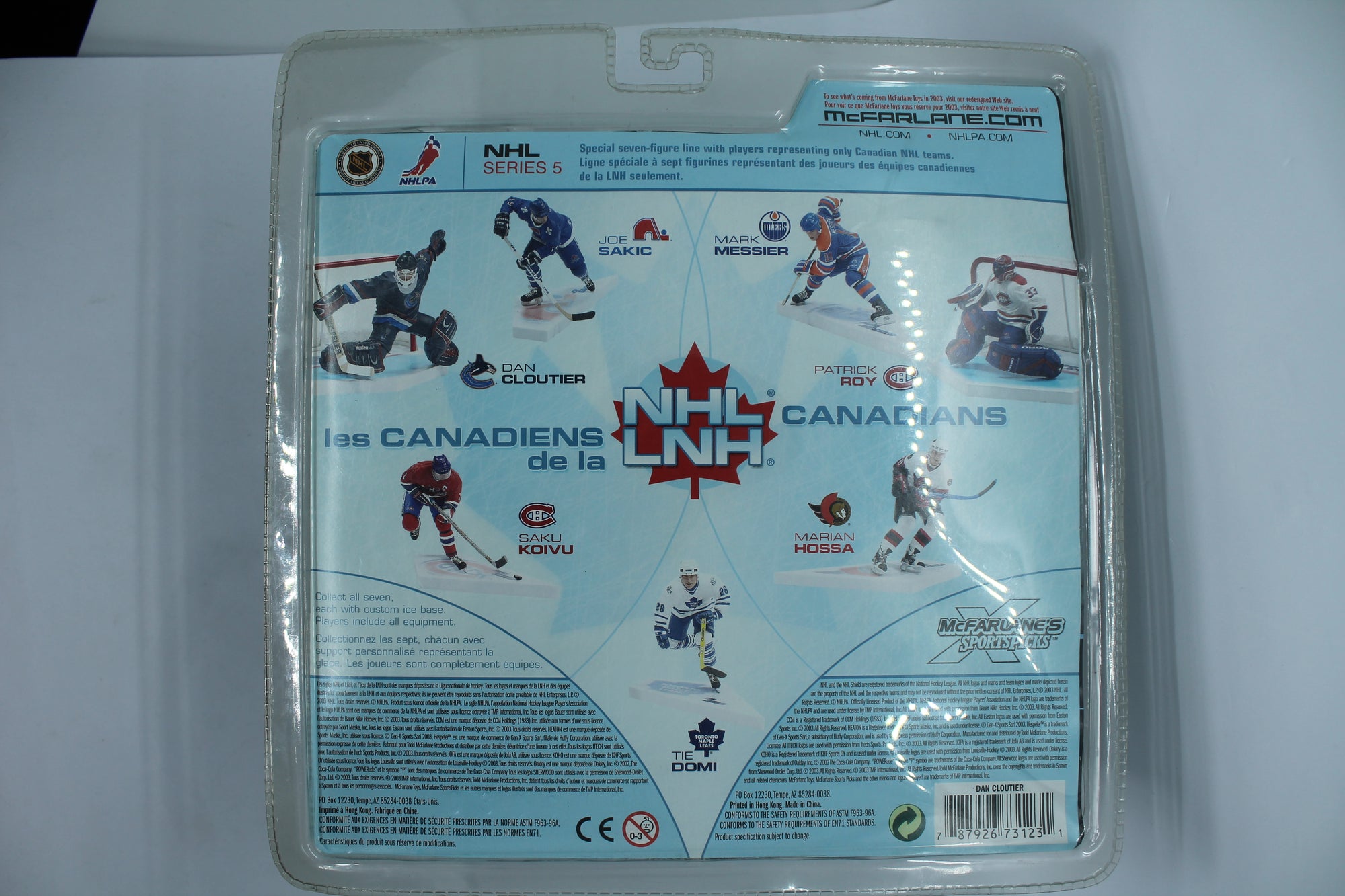 Dan Cloutier Mcfarlane NHL Series 5 - Vancouver Canucks