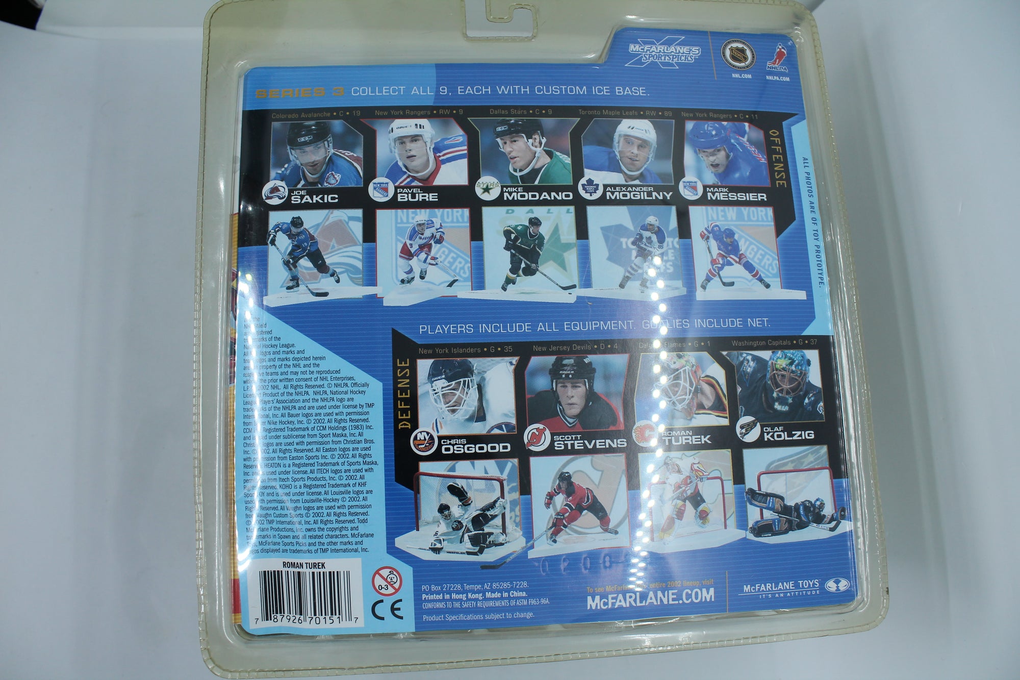 Roman Turek NHL Sportspicks Series 3 (Calgary Flames) White Jersey