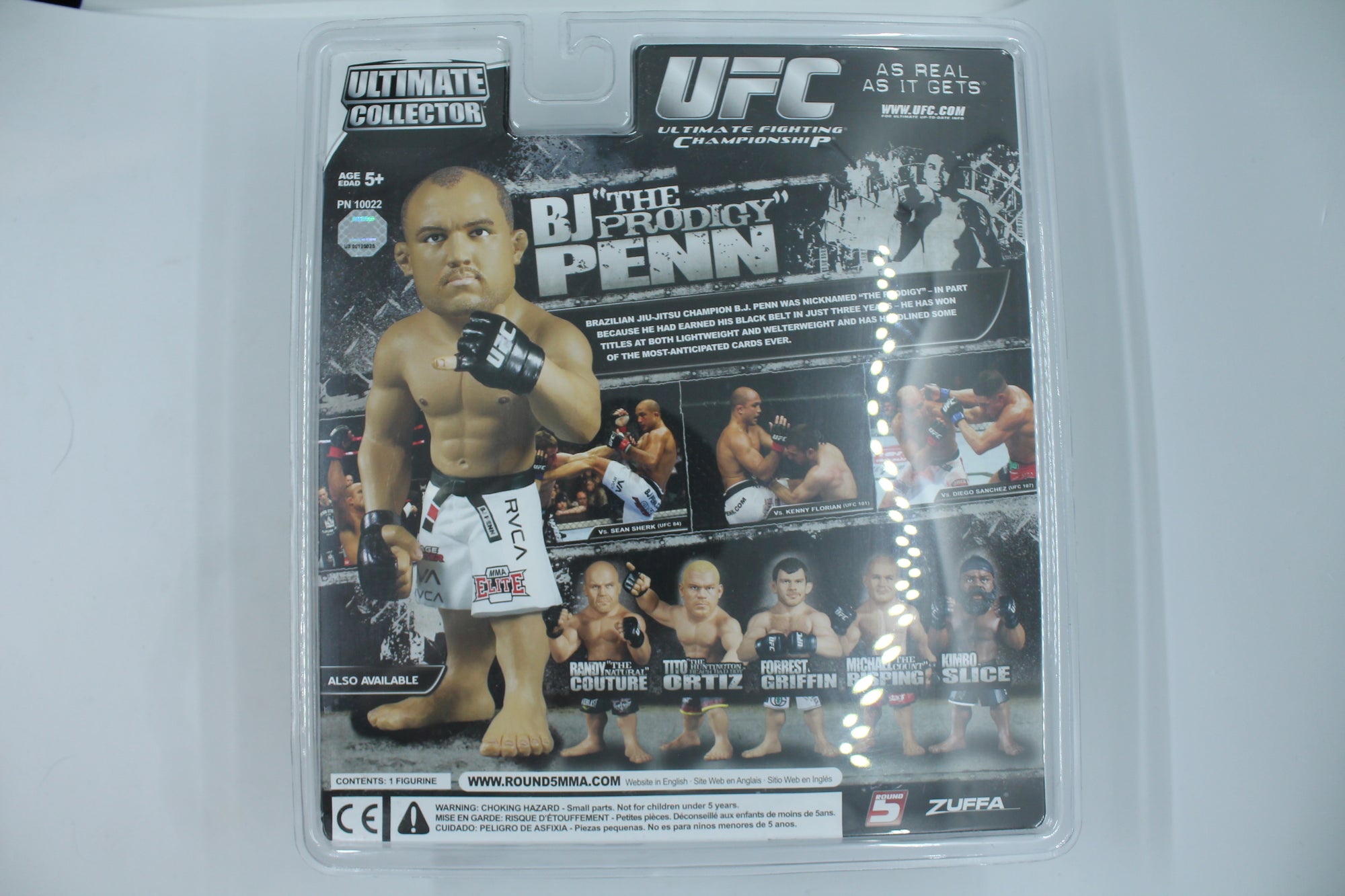 BJ Penn Round 5 MMA UFC Ultimate Collector 2009 ACTION FIGURE
