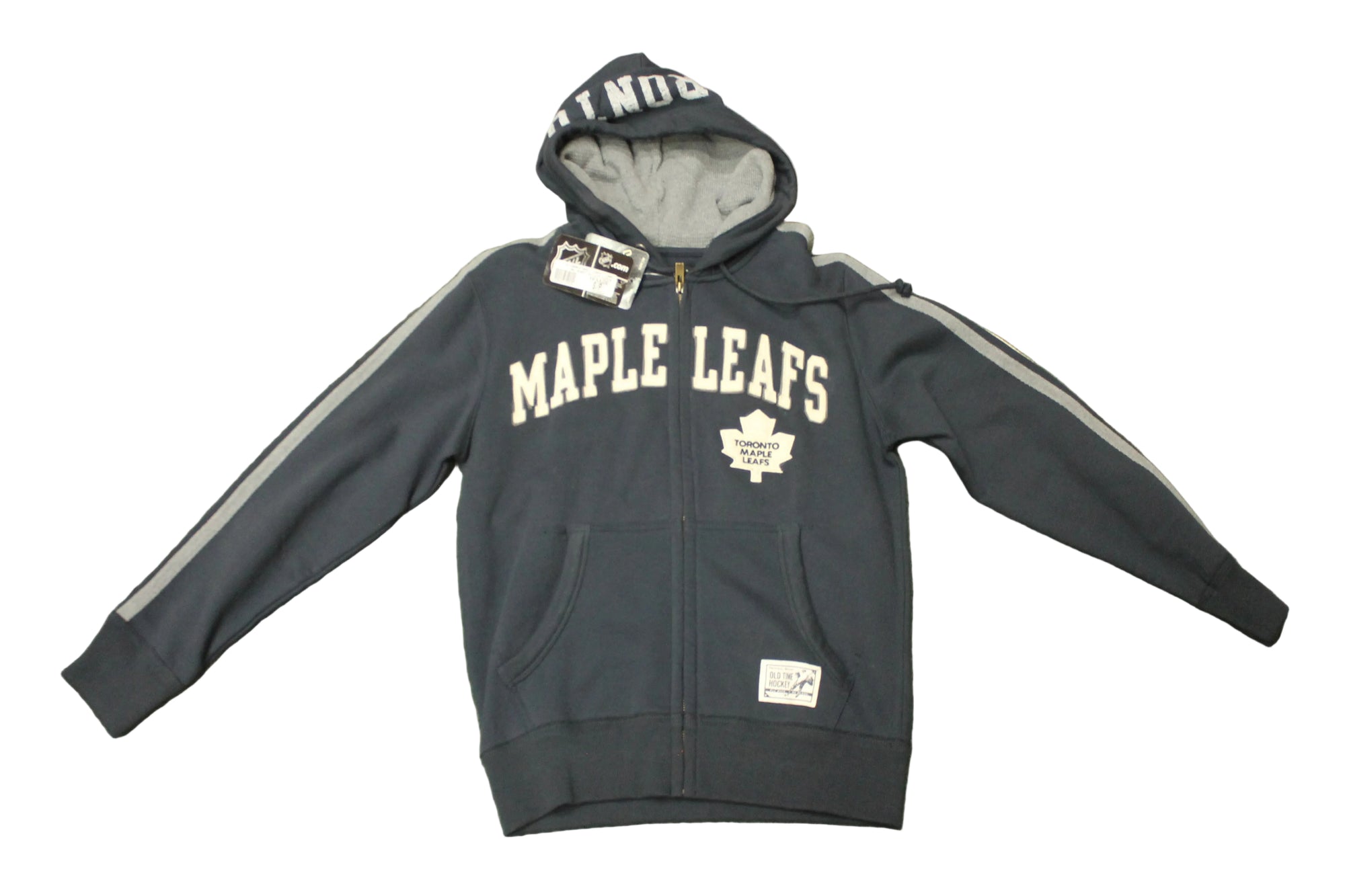 NHL Toronto Maple Leafs Old Time Hockey Men's Loge Collection Zip-Up - Small