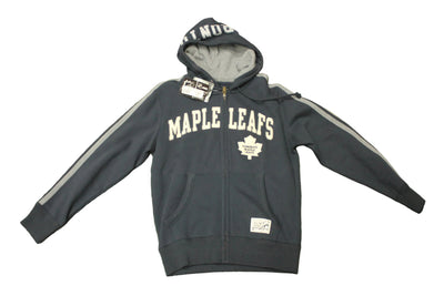 NHL Toronto Maple Leafs Old Time Hockey Men's Loge Collection Zip-Up - Small