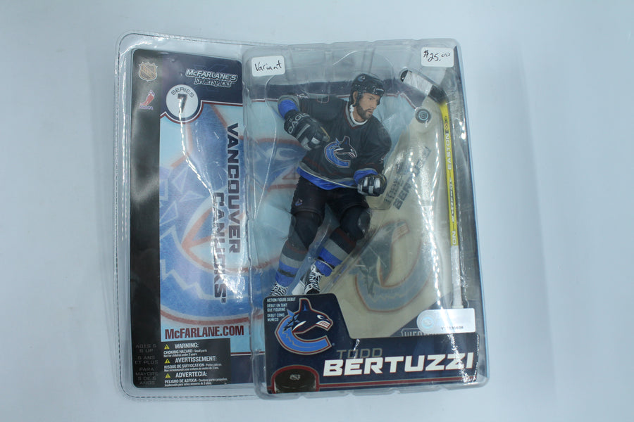 Todd Bertuzzi McFarlane Series 7 Variant - Vancouver Canucks (Clamshell damage)
