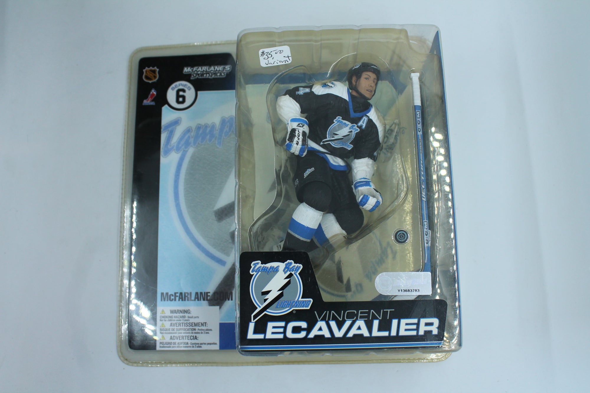 McFarlane Vincent Lecavalier 6" Variant Action Figure 2003 - Tampa Bay Lightning (Sale)