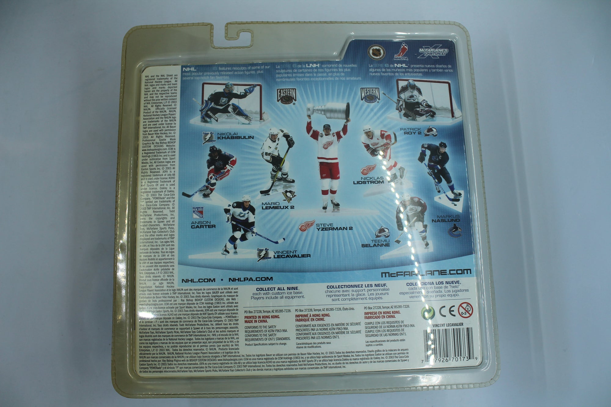 McFarlane Vincent Lecavalier 6" Variant Action Figure 2003 - Tampa Bay Lightning (Sale)