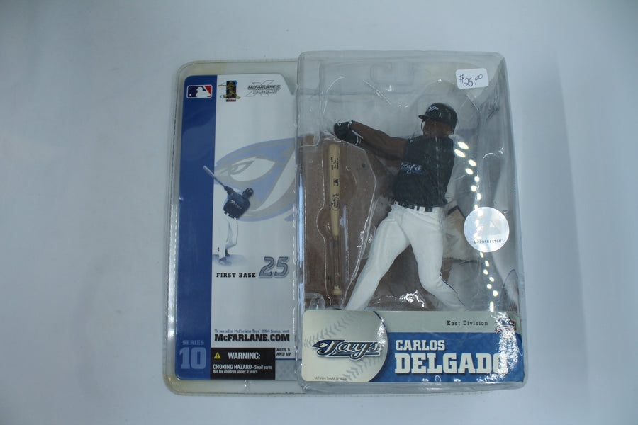 McFarlane 2004 Carlos Delgado Action Figure - Series 10 - Toronto Blue Jays