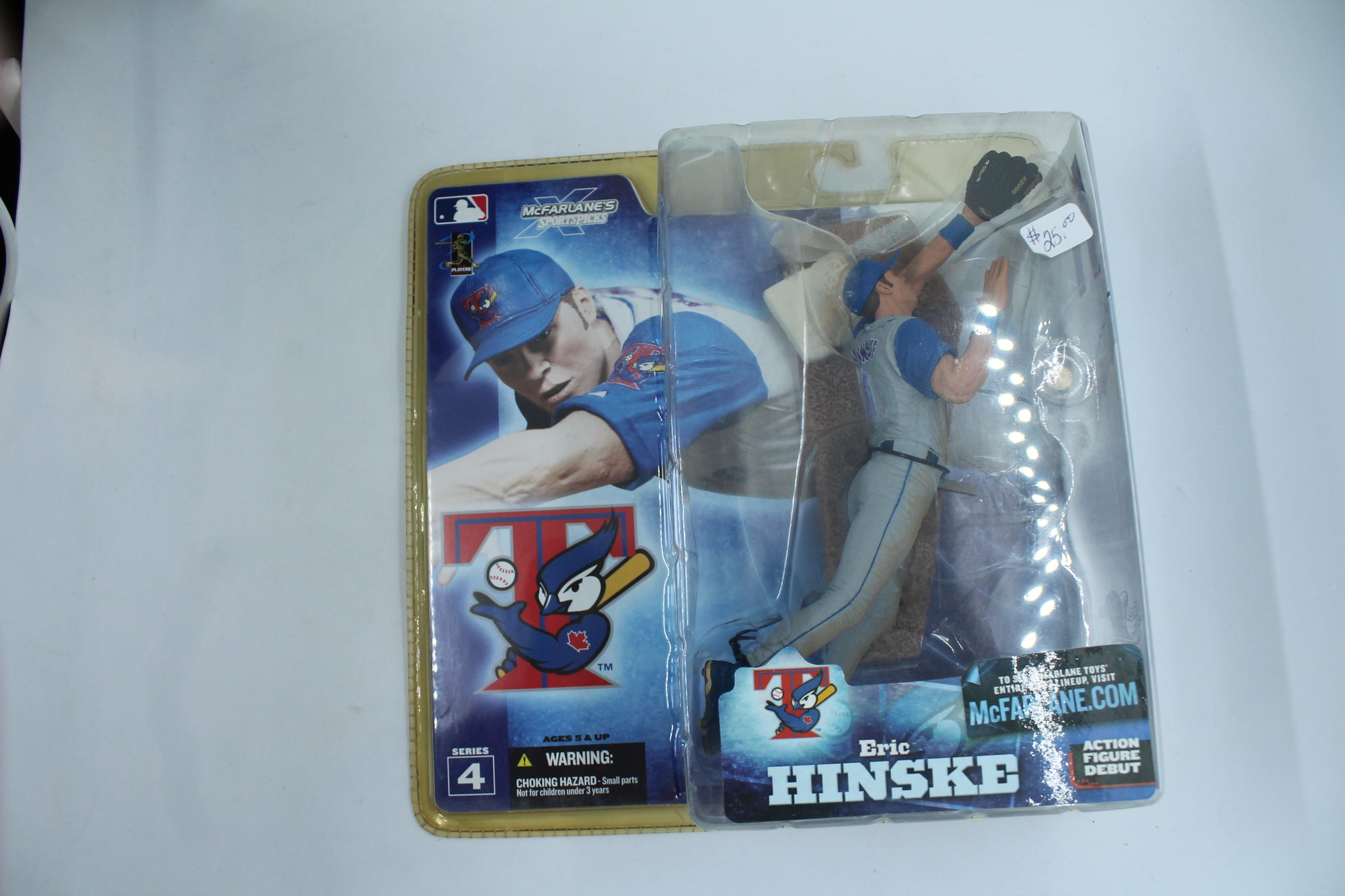 McFarlane 2003 Eric Hinske Action Figure - Series 4 - Toronto Blue Jays