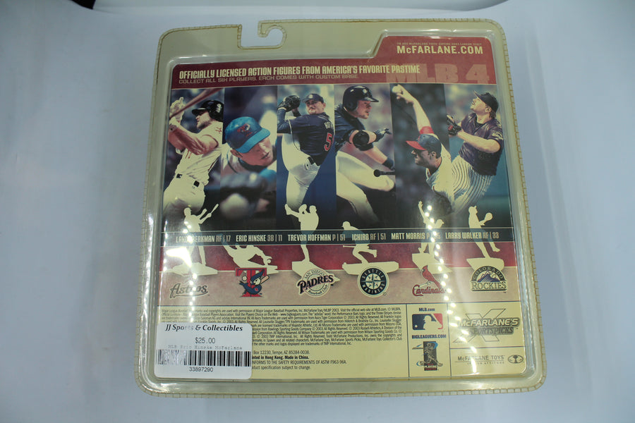 McFarlane 2003 Eric Hinske Action Figure - Series 4 - Toronto Blue Jays