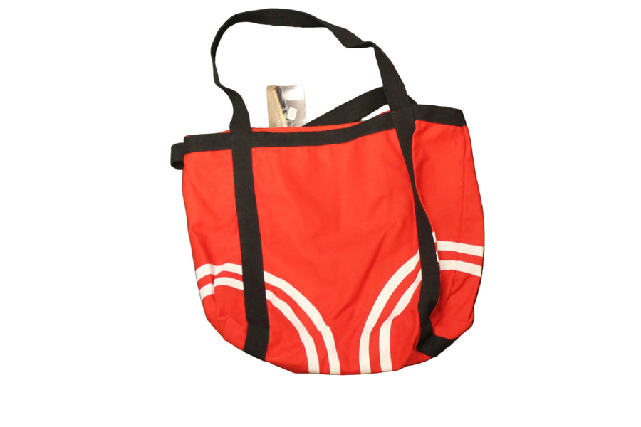 NHL Calgary Flames Tote Bae - Black Red, Yellow & White