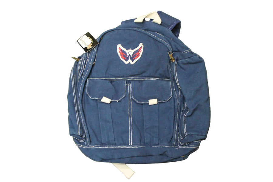 NHL - Washington Capitals Old Time Hockey Backpack - Blue Red & White