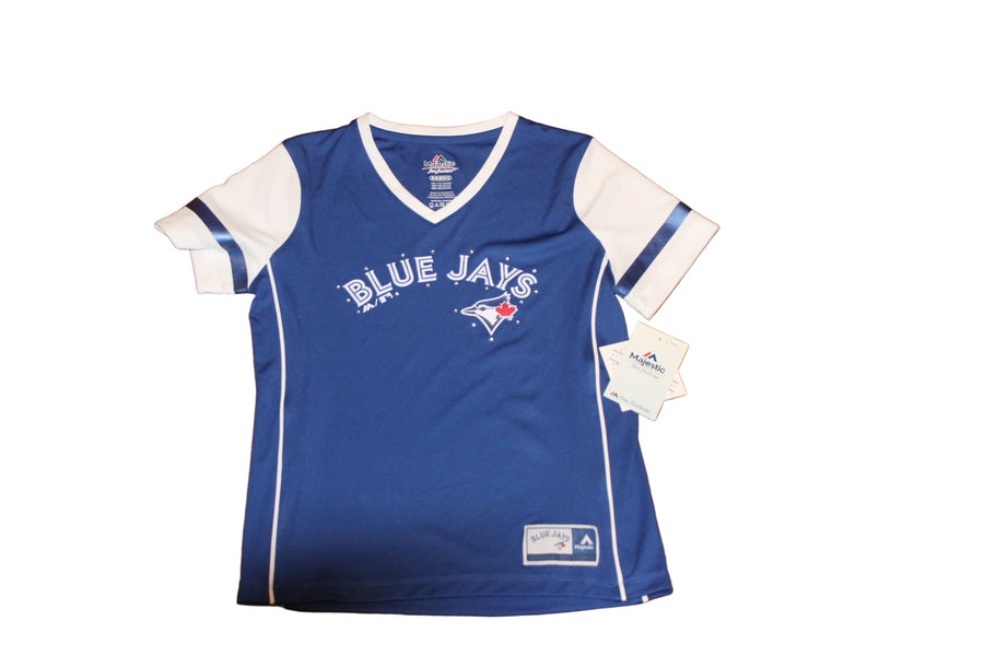 MLB Toronto Blue Jays Girls Youth Majestic Cheerleader Tee