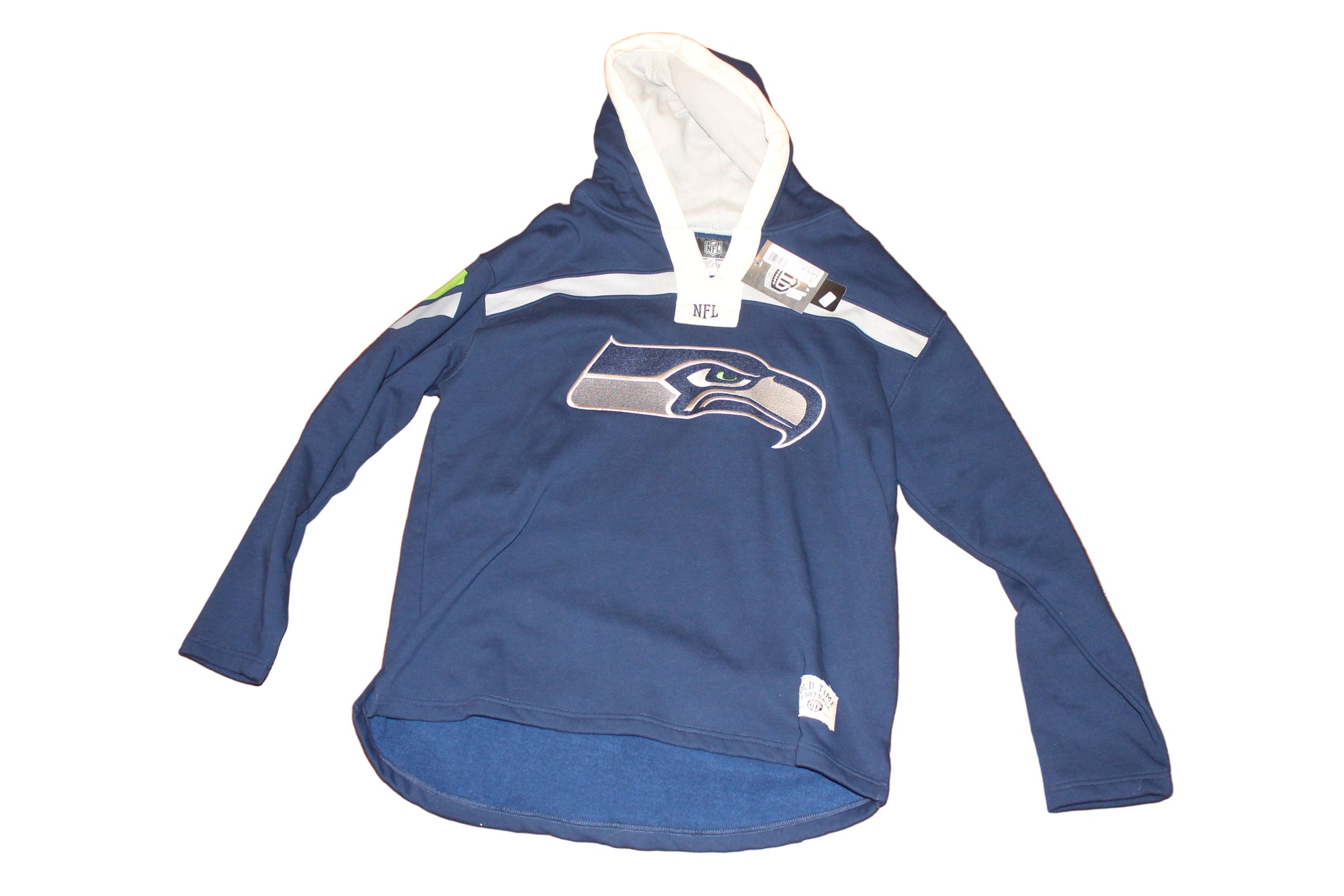 NFL Seattle Seahawks Old Time Football Option Logo Hoodie