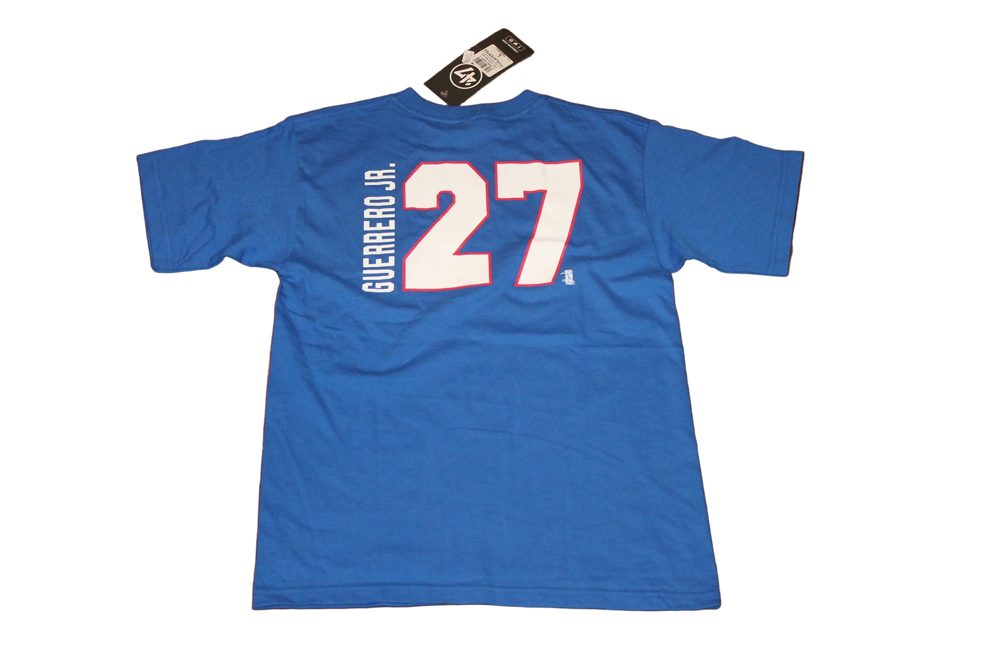 Vladimir Guerrero Jr. '47 Brand Toronto Blue Jays Youth Player Name and Number T-Shirt