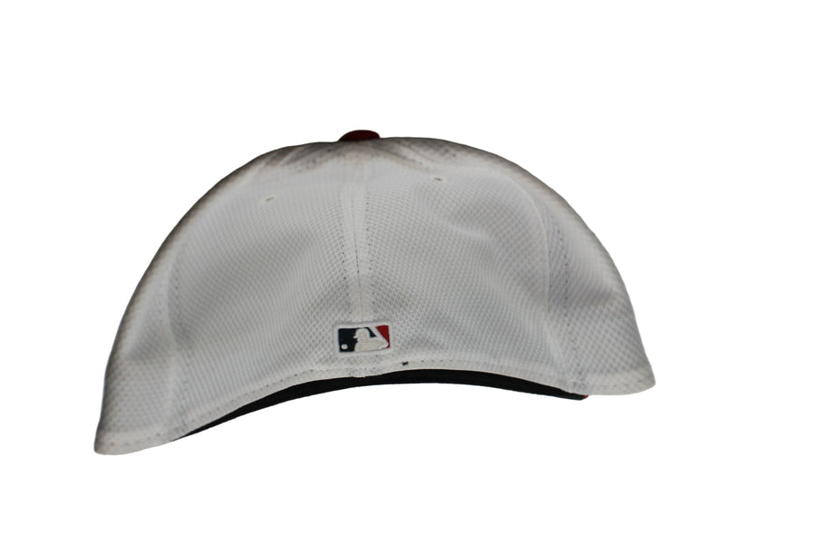 MLB Toronto Blue Jays New Era 59Fifty Size 7 1/2 Fitted Hat (Red, White & Silver)