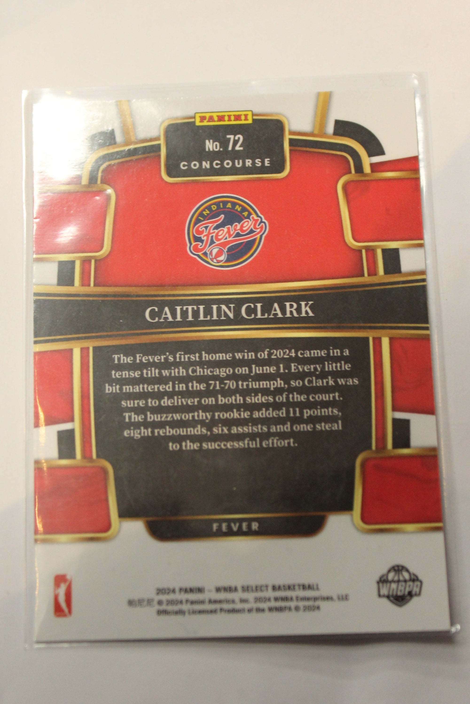 Caitlin Clark 2021 Panini Select WNBA - Concourse Rookie Card