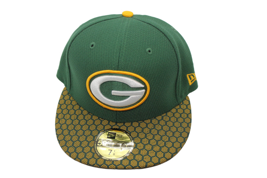 NFL Green Bay Packers New Era 59Fifty Honeycomb Fitted Hat