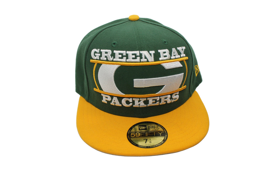 NFL Green Bay Packers New Era 59Fifty 7 1/8 Logo Zoom Fitted Hat