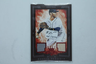 MLB Dustin Pedroia 2015 Panini Diamond Kings - Red Framed Materials #41 #90/99