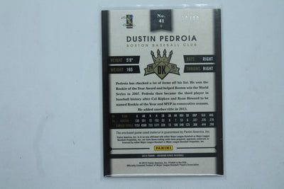 MLB Dustin Pedroia 2015 Panini Diamond Kings - Red Framed Materials #41 #90/99