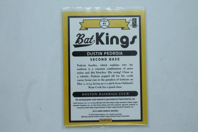 MLB Dustin Pedroia 2014 Panini Donruss - Bat Kings #41 Bat Card