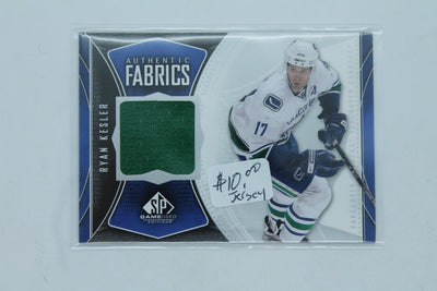 Ryan Kesler 2009-10 SP Game Used Edition - Authentic Fabrics - Jersey Card