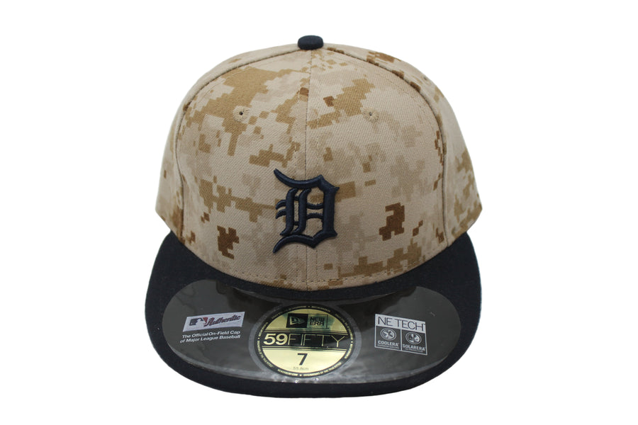 MLB Detroit Tigers New Era 59Fifty Memorial Stars and Stripes Digital Camo Fitted Hat