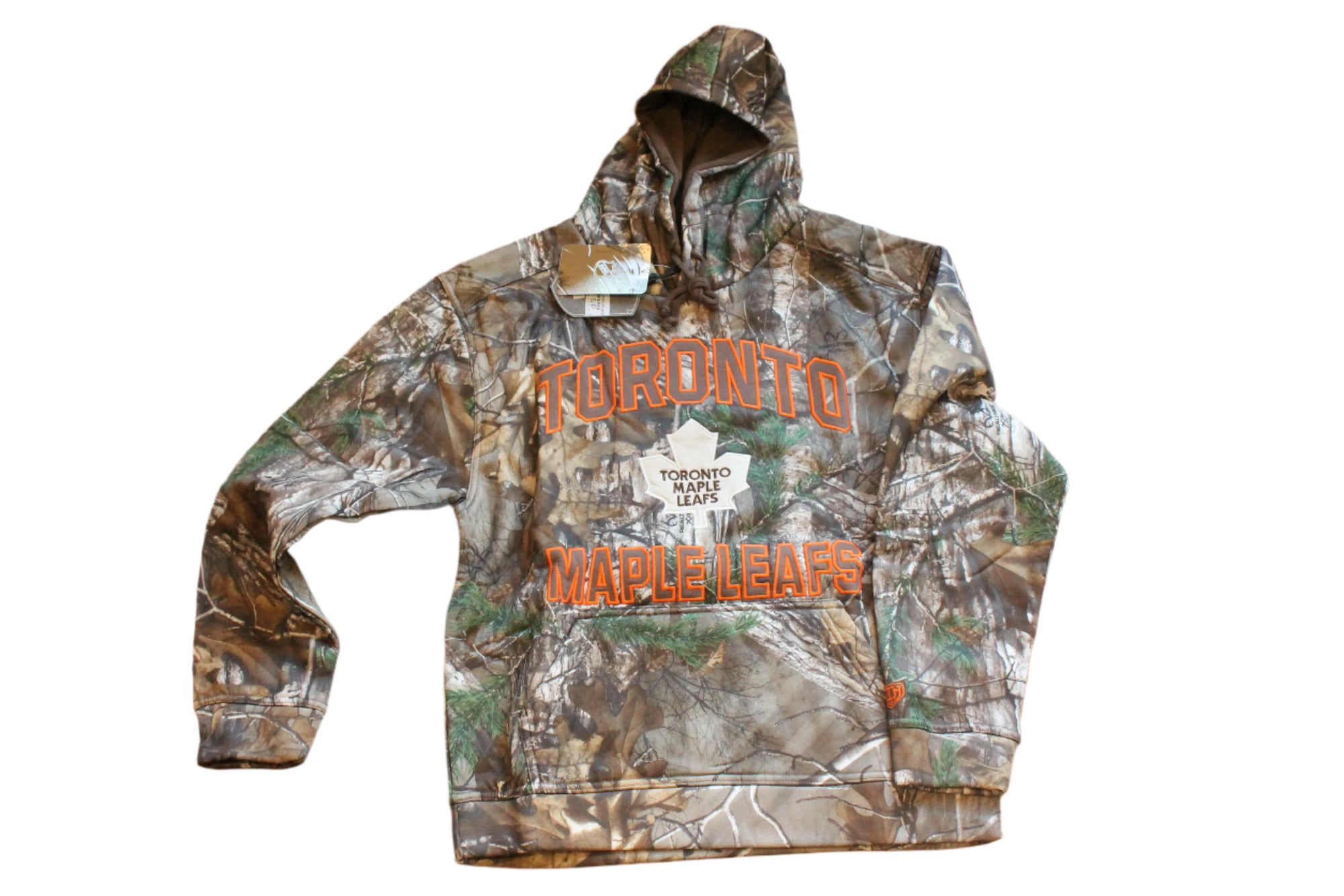 NHL Toronto Maple Leafs Men's Parot Realtree Fleece OTH Camo Hoodie