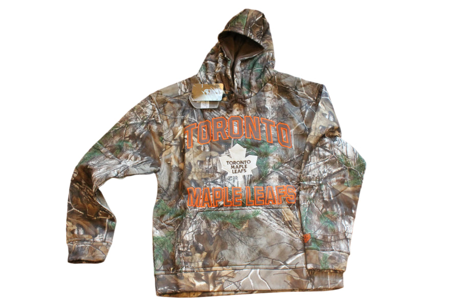 NHL Toronto Maple Leafs Men's Parot Realtree Fleece OTH Camo Hoodie