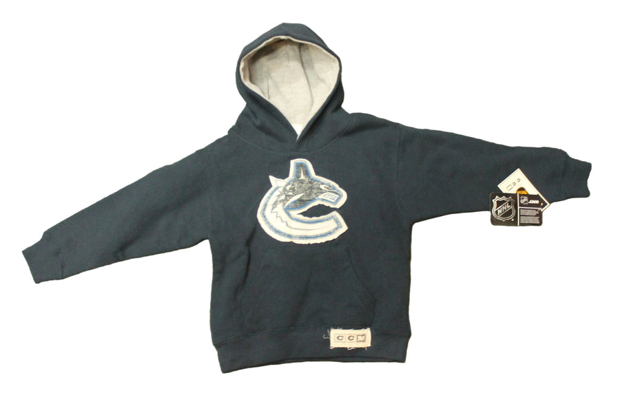 NHL Vancover Canucks KID'S CCM Team Classics Hoodie