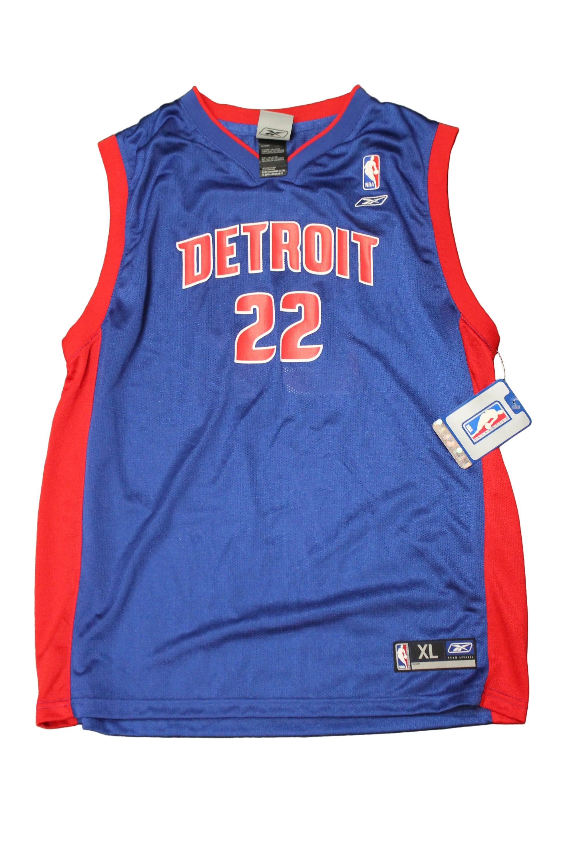 NBA Detroit Pistons Youth Reebok Prince Replica #22 Jersey - Youth XLarge