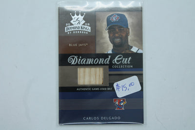 Carlos Delgado 2003 Donruss Diamond Kings - Diamond Cut Bat Card #194/500