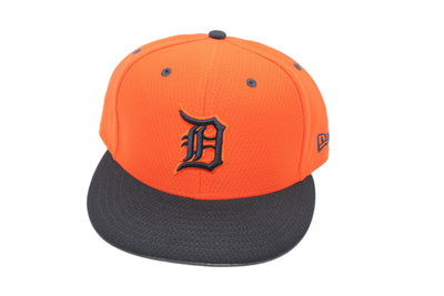 MLB Detroit Tigers New Era 59Fifty Fitted Hat - English D - Orange - 7 5/8