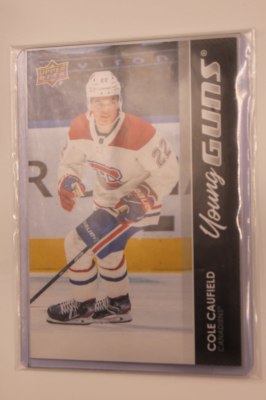 Cole Caufield 2021-22 Upper Deck Series 1 - Jumbo Young Guns - Rookie Card