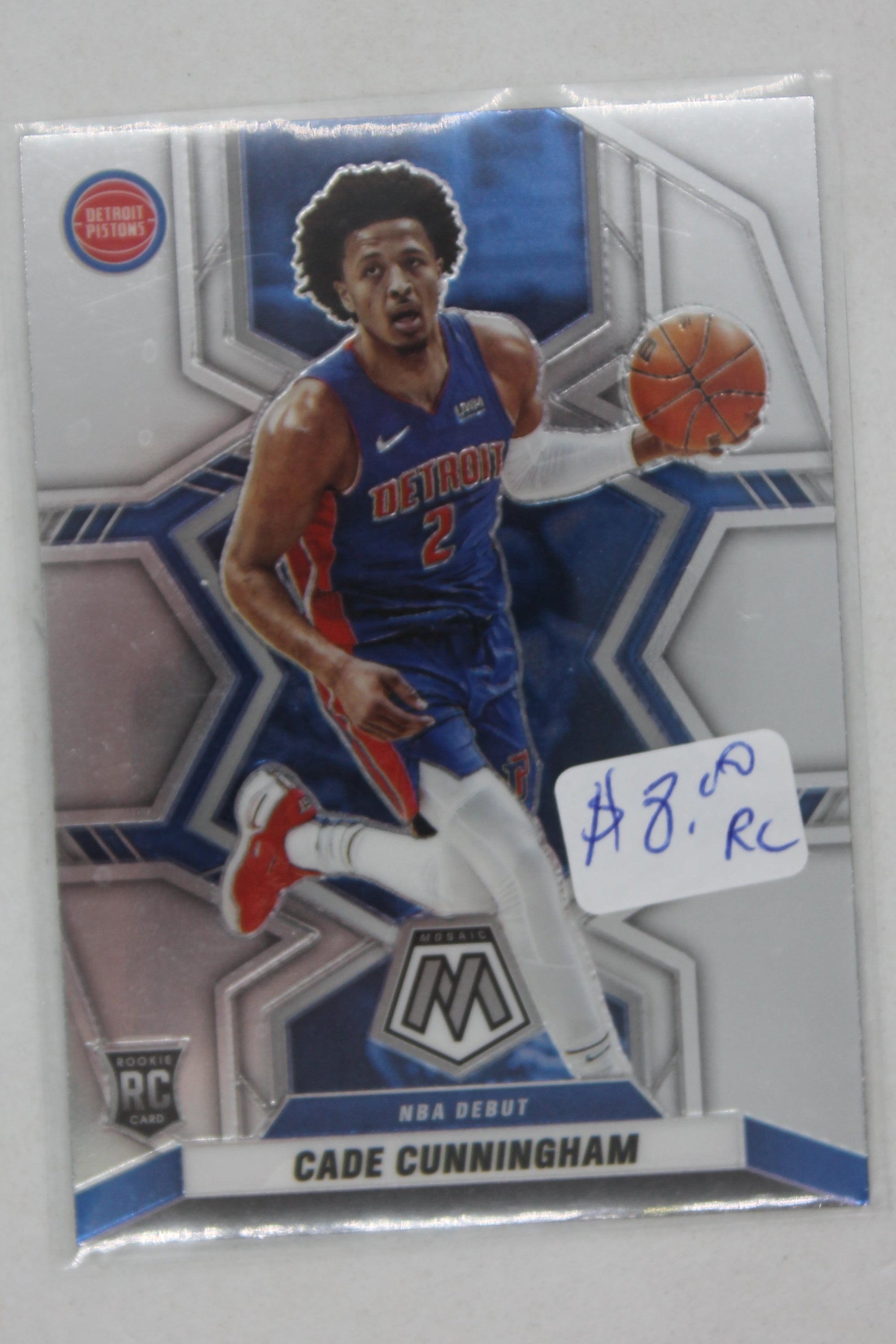 Cade Cunningham 2021-22 Panini Mosaic - NBA Debut Rookie Card