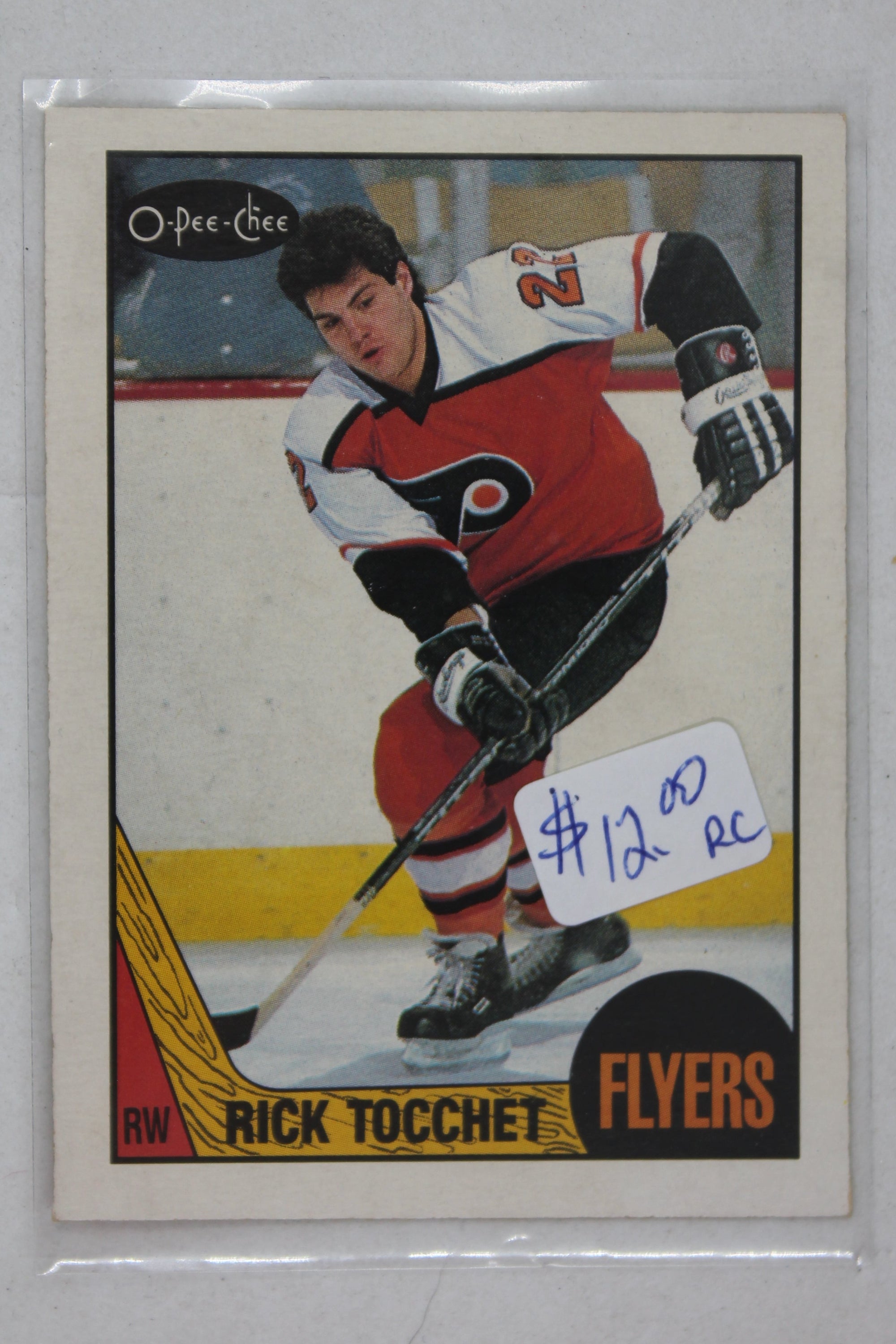 Rick Tocchet 1987-88 O-Pee-Chee Rookie Card
